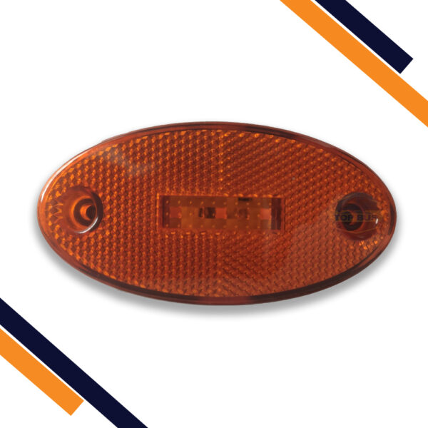 Faro Lateral Modasa Ovalado 3 LEDS Ambar