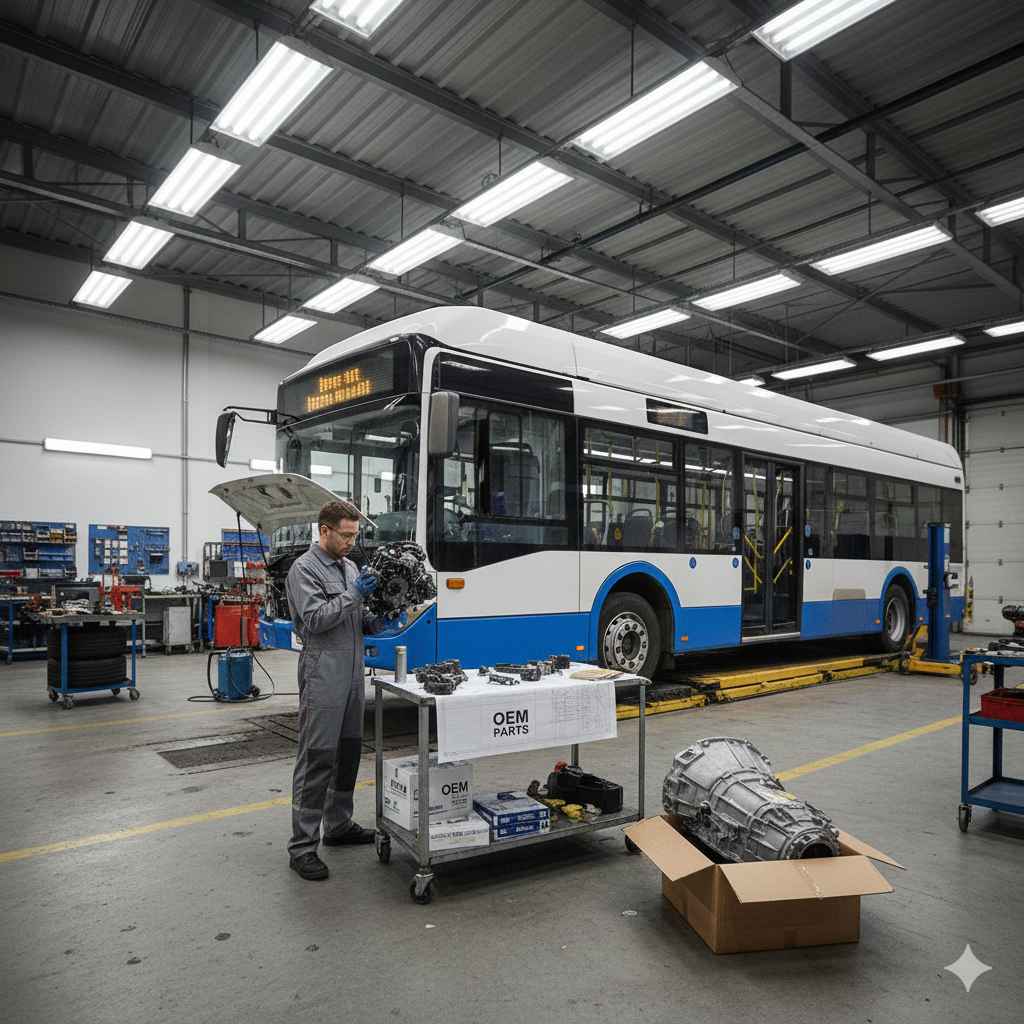 Asesoría técnica especializada en repuestos para buses