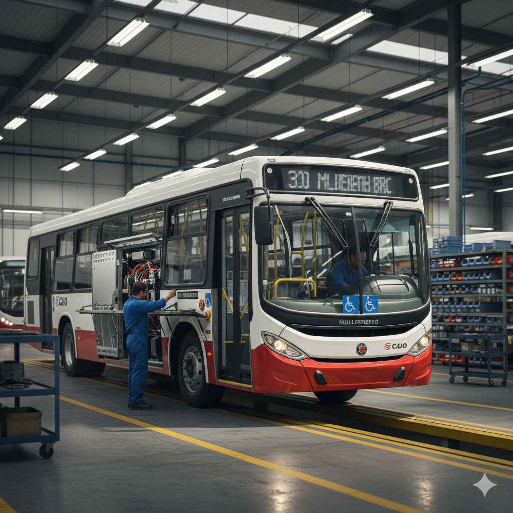 Repuestos compatibles para buses Caio: soluciones esenciales para flotas urbanas
