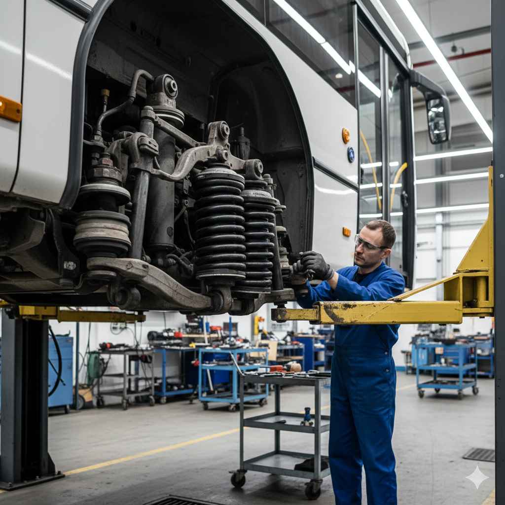 Piezas que más se desgastan en buses urbanos del Perú