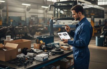 Guía para comprar online repuestos para buses: faros, sistema limpiaparabrisas y conectores