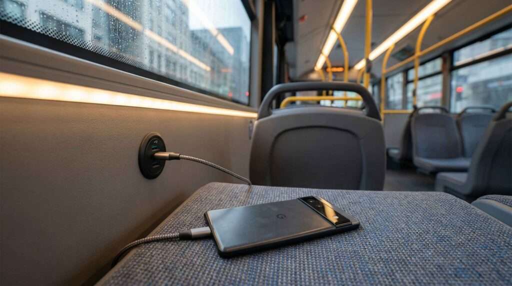 La conectividad a bordo mejora significativamente la experiencia del usuario en el transporte público.