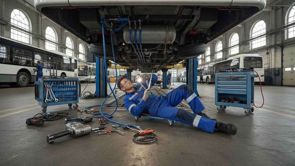 Repuestos que todo bus necesita para mantener operaciones seguras