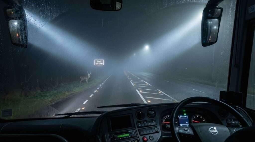 Conjunto Faro Delantero G6 II: iluminación y seguridad para buses interprovinciales