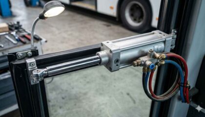 Dispositivos neumáticos de cierre de buses