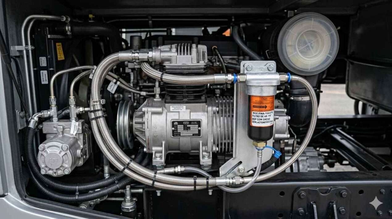 Filtros de aire neumáticos: diseño especializado para buses