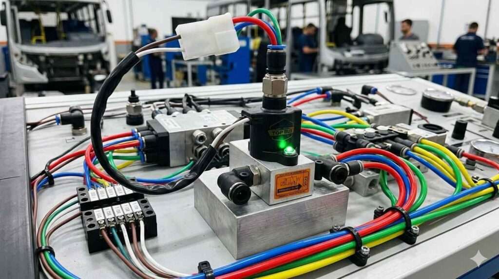 Válvulas electroneumáticas direccionales: alto rendimiento para transporte urbano