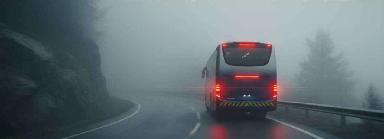 Faros posterior para buses en carreteras de neblina: la importancia de la señalización clara