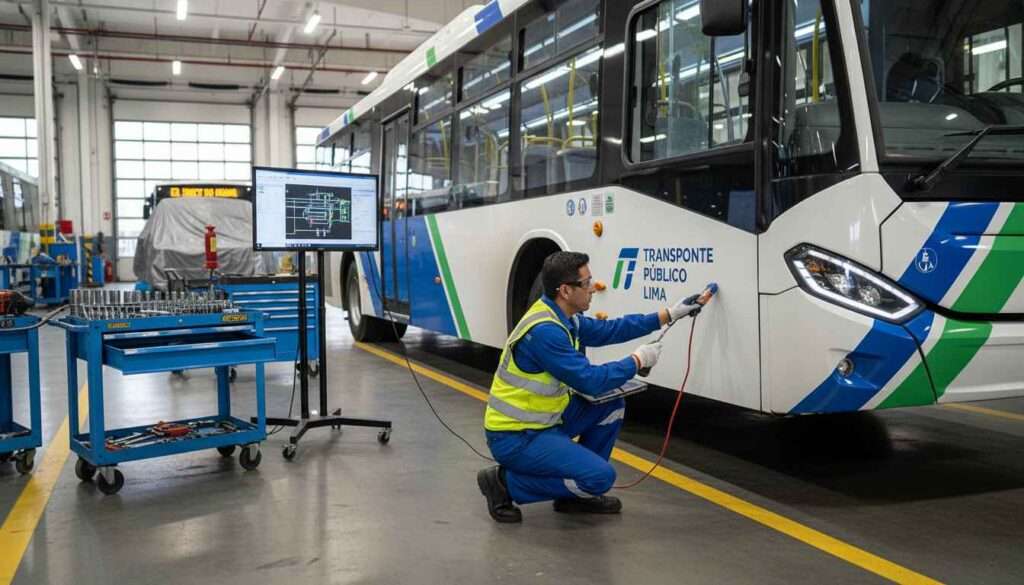 Faros laterales para buses y la mejora de la seguridad en maniobras de giro y estacionamiento