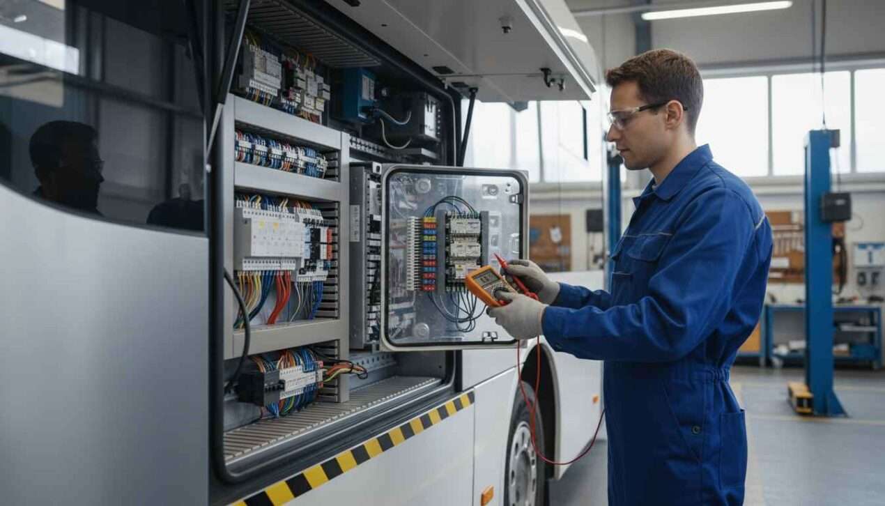 : La importancia de una red eléctrica estable y libre de sulfatación: conectores para buses.