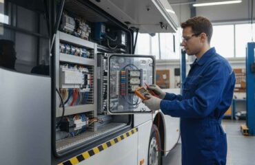 Photorealistic_8k_image_202602051644_11zon : La importancia de una red eléctrica estable y libre de sulfatación: conectores para buses.