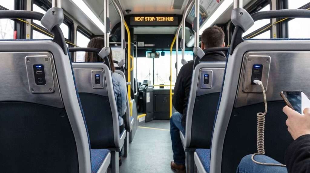 Accesorios para buses urbanos: desgaste por tráfico