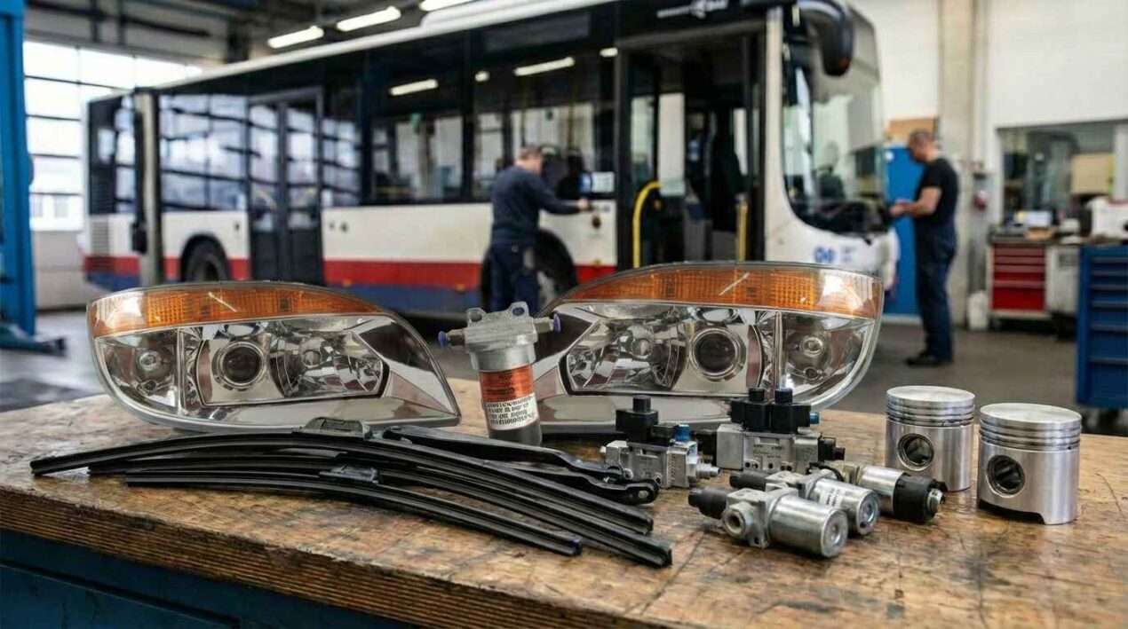 Repuestos importantes para buses urbanos: claves para evitar fallas