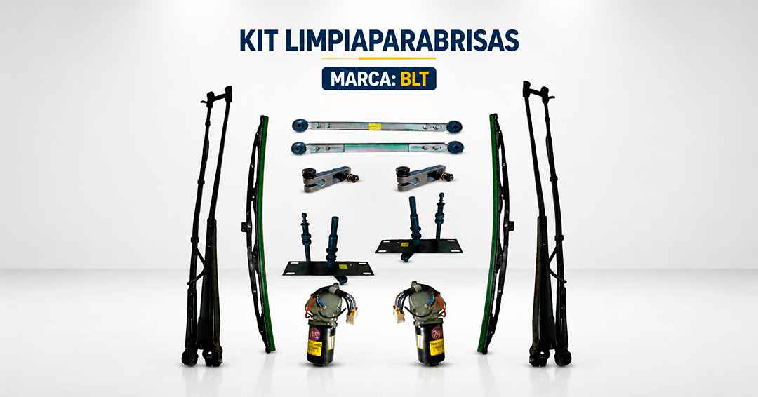 Sistemas limpiaparabrisas y plumillas BLT para buses