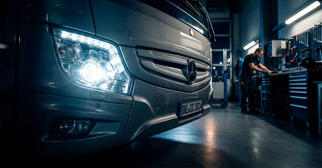 Guía de faros LED para buses: ventajas sobre los faros convencionales